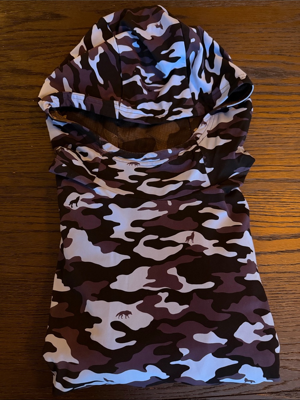 Greyson Blue Camo Hooded Top